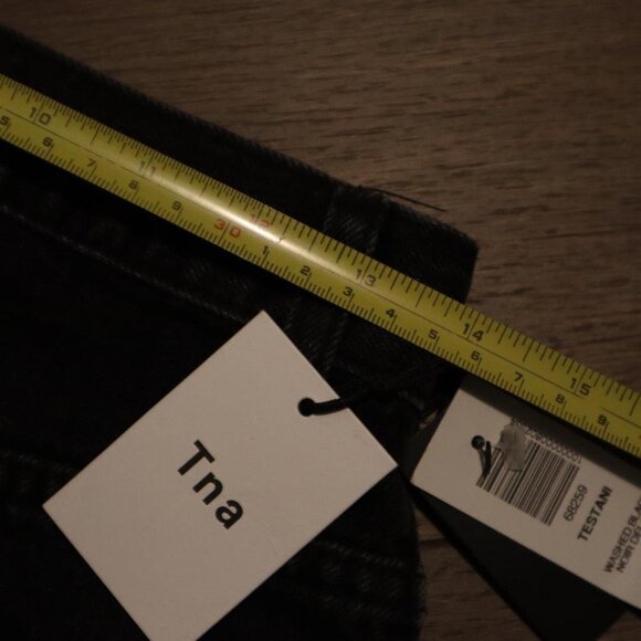 TNA Black Denim Mini Skirt (Aritzia) – Size 2 - Picture 6 of 6